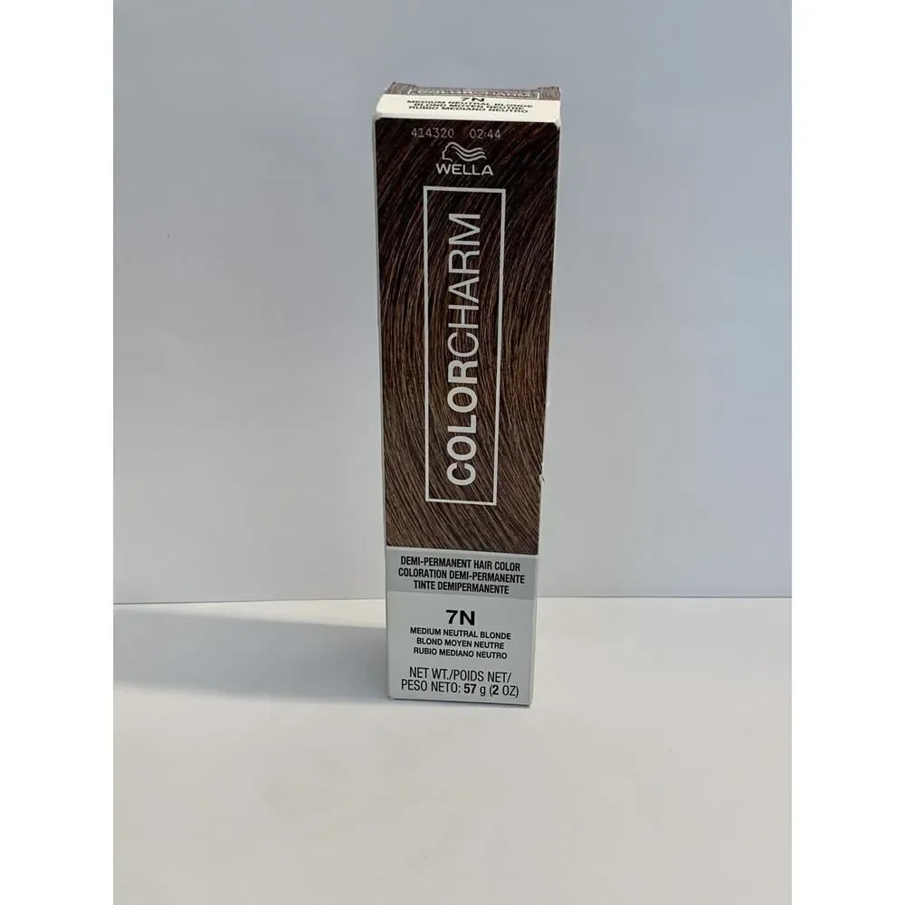 Wella COLORCHARM Demi Permanent Hair Color 7N Medium Neutral Blonde Gloss semi